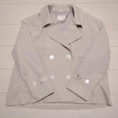 【美品】grove ベージュ ダブルブレスト ジャケット Lのサムネイル
