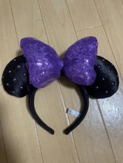 東京ディズニーリゾート ミニー カチューシャ パープル スパンコールのサムネイル