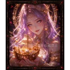 特級開運霊画】財宝を運ぶ紫宝船｜金運上昇・豪運開花・富貴繁栄