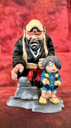 ゲゲゲの鬼太郎 見上げ入道と鬼太郎フィギュア 水木しげる・ゲゲゲの