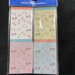 【値下げ】【新品】メモ帳 4冊セット カチューシャ柄　ディズニーのサムネイル