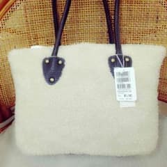 新品 ファー モコモコバッグのサムネイル