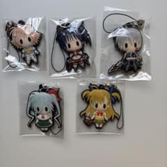 魔法少女リリカルなのはラバーストラップ5種セットのサムネイル