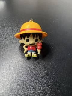 【当時物・激レア】ワンピース×パンソンワークス ルフィ ソフビキーホルダー 肉のサムネイル