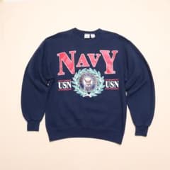 90s SOFFE USA製 U.S. NAVY スウェット メンズMのサムネイル