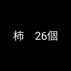 柿　26個　ダンボール詰めのサムネイル