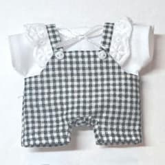 すのチルぬい服 シャツ サロペットセットのサムネイル
