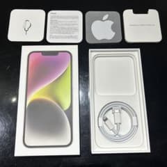 iPhone14 スターライト128G 充電ケーブル＋箱のサムネイル