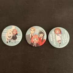 SPY×FAMILY 캔 배지 3종 세트 OSAKA 2025