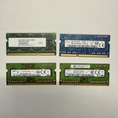 ノートPC用メモリ 4GB DDR3L 1600MHz 4枚セット - メルカリ