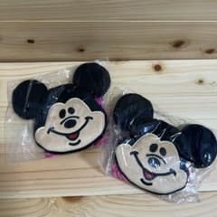 新品未使用　ミッキー　ダイカットネックパース　ラフスケッチ　2個セット