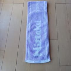 卓球用紫色タオル ロゴ入りのサムネイル