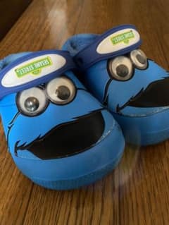 【中古】crocskids/セサミストリート Cookie Monster c⑨のサムネイル