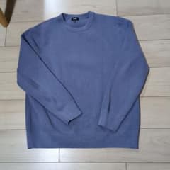 UNIQLO ウォッシャブルミラノリブクルーネックセーターのサムネイル