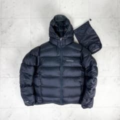 希少 海外モデル》モンベル US アルパインライトダウンパーカ 黒 800FP