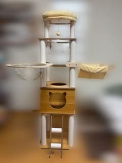 キャットタワー 多層構造 木製のサムネイル
