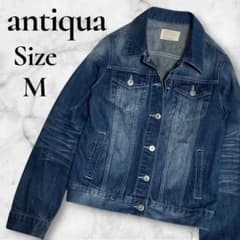 antiqua アンティカ デニムジャケット Gジャン Mサイズのサムネイル