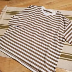 無印良品ボーダーTシャツ新品のサムネイル