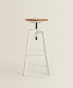 ZARAHOME ウッド＆メタル回転式ハイスツール - メルカリ