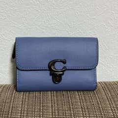 COACH コーチ ストゥディオ ミディアム ウォレット ブルー C6727