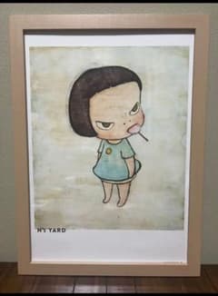 現代アート 奈良美智 ポスター 新品 『Lollipop』 額装品 - メルカリ