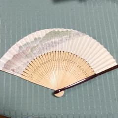 山の風景　 扇子のサムネイル