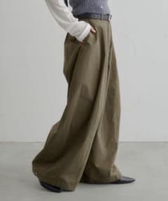 kastane バレルレッグツイルパンツのサムネイル