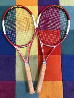 wilson ncode six one tour 16×19 テニスラケット ウィルソンプロスタッフNCODE SIX -ONE TOUR 2本セット - メルカリ