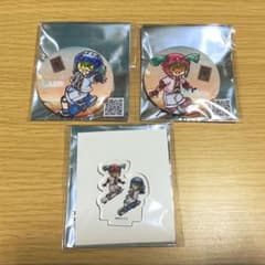 遊戯王 遊戯王5D's 龍亞 龍可 双子 缶バッジ アクスタ アクリル