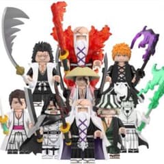 レゴ互換 ブリーチ キャラクター 9体セット (3) ミニフィグ - メルカリ