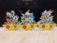 ポケモン ガスト 30周年 アクリルスタンド 3種セットのサムネイル