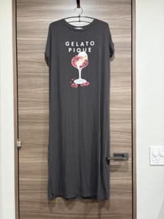 gelato pique ルームウェア ワンピース チャコールグレーのサムネイル