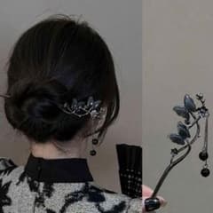 かんざし 簪 シンプル簪 洋風 和洋装 髪飾り 可愛い簪 蝶 まとめ髪のサムネイル