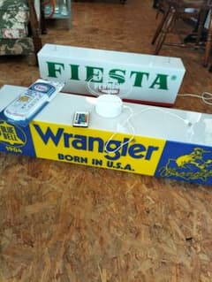 wrangler BIG JOHN ネオンディスプレイ 電飾看板 セット売り - メルカリ