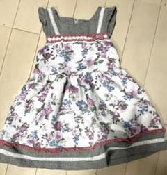 花柄、ワンピース（110㎝）のサムネイル