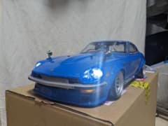 タミヤ 1/10 湾岸ミッドナイト悪魔のZ走行フルセット！クラッシュ前