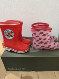キッズ用長靴 2足セット アンパンマン いちご柄のサムネイル