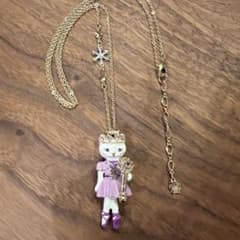 アナスイ くるみ割り人形 バレリーナ猫モチーフ ネックレス - メルカリ
