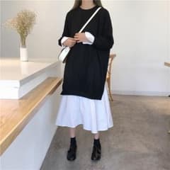 ❤ モノトーン♪レイヤードワンピース ❤️18925のサムネイル