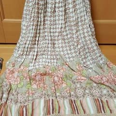 アジアン　花柄　ロングワンピースのサムネイル