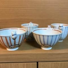 マリーさま専用☆ネコの茶碗&湯のみ ペアセットのサムネイル