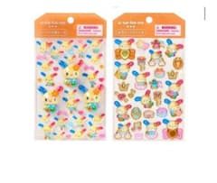 サンリオ ウサハナ シール 2種セット オーロラ 金箔　サンリオ - 2
