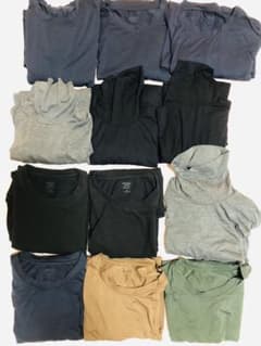 ★極上品★ユニクロヒートテック 12枚セット 半袖 タートルネック 極暖のサムネイル