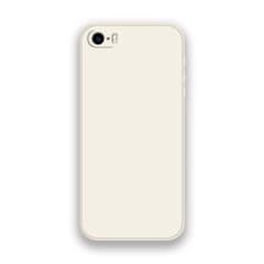【新品】iPhone5 /5s /SE ケース アイボリー無地 シンプルかわいいのサムネイル