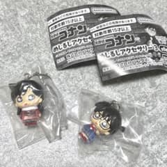 名探偵コナン　めじるしアクセサリー3　江戸川コナン・毛利蘭　2点セットのサムネイル