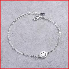 アンクレット ブレスレット スマイル S925 刻印入り 金アレ対応 <O13>