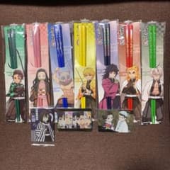 鬼滅の刃 箸 セット 炭治郎 善悦 ウエハース カード おまけ付きのサムネイル