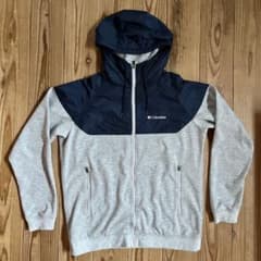 Columbia コロンビア L フルジップパーカー PM3813 防風 紺のサムネイル