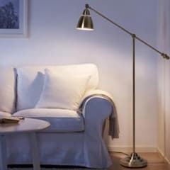 イケア IKEA BAROMETER バロメーテル フロアライト スタンドライト 直接可 IKEA バロメーテル ゴールド フロアランプ スタンドライト 電球