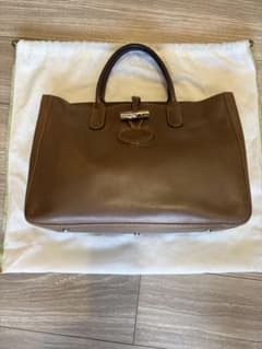 LONGCHAMP ロンシャン ロゾ トートバッグ ベージュ A4 （底鋲あり 